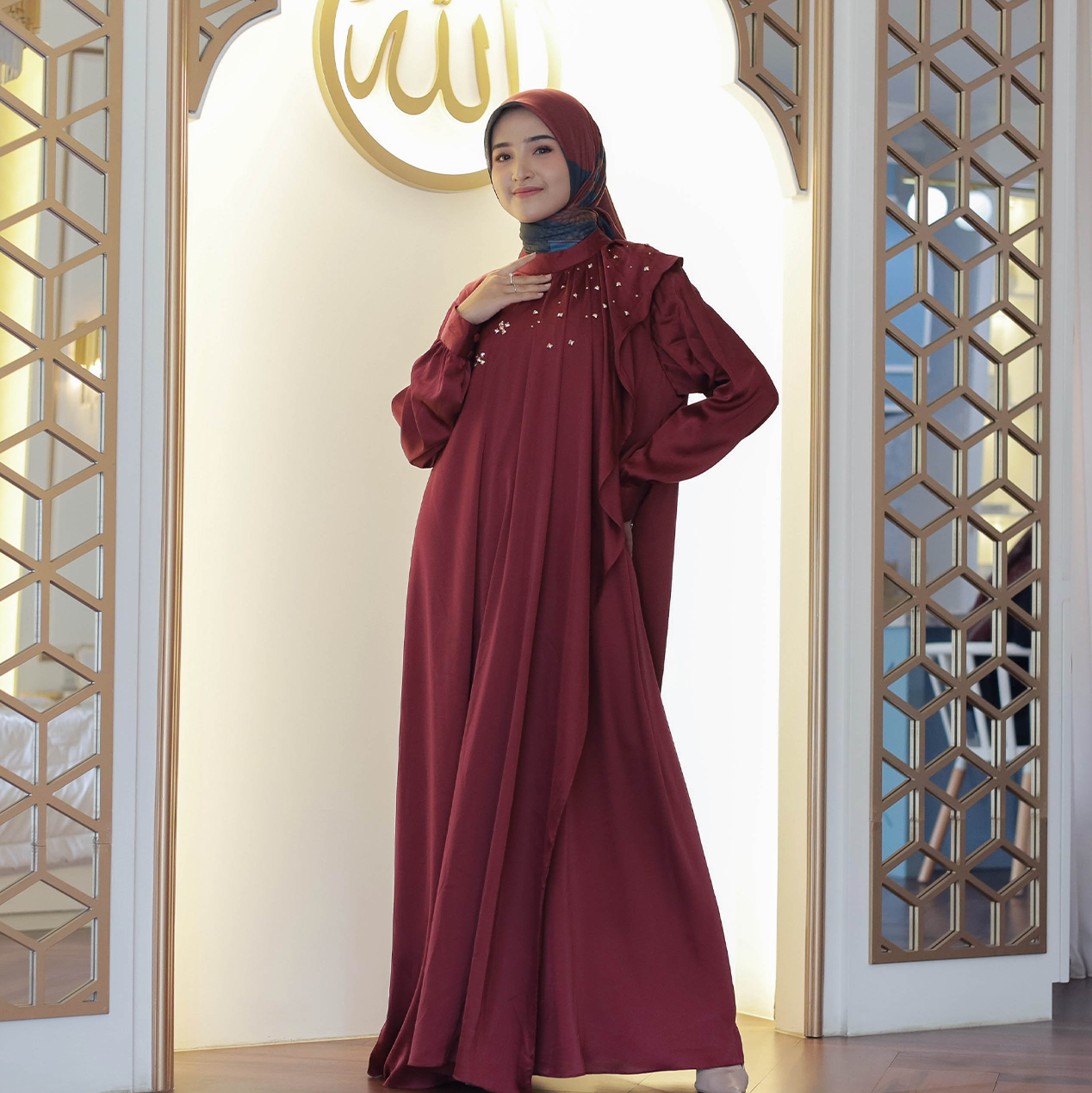 Gamis Dress Wanita Lebaran Maxi RBT