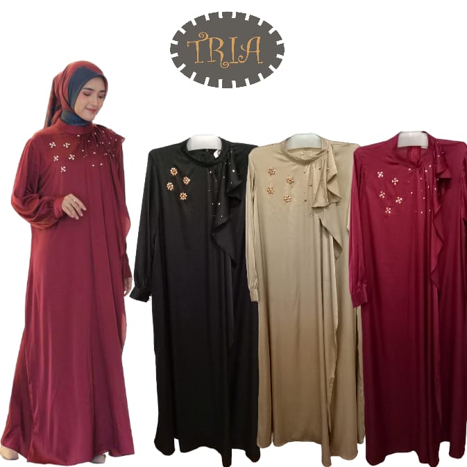 Gamis Dress Wanita Lebaran Maxi RBT - Gambar 6